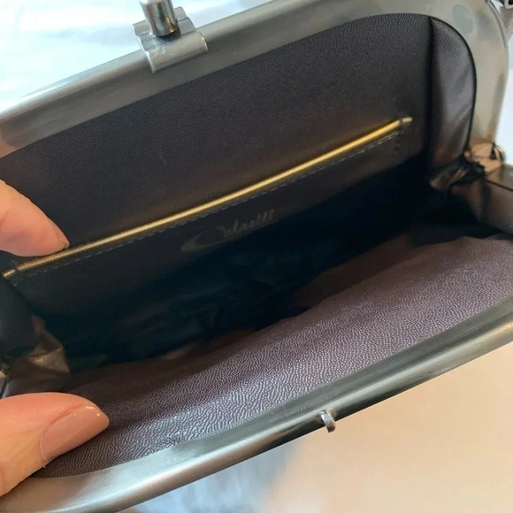 Vintage cabrelli Canada leather  clutch - Picture 3 of 9